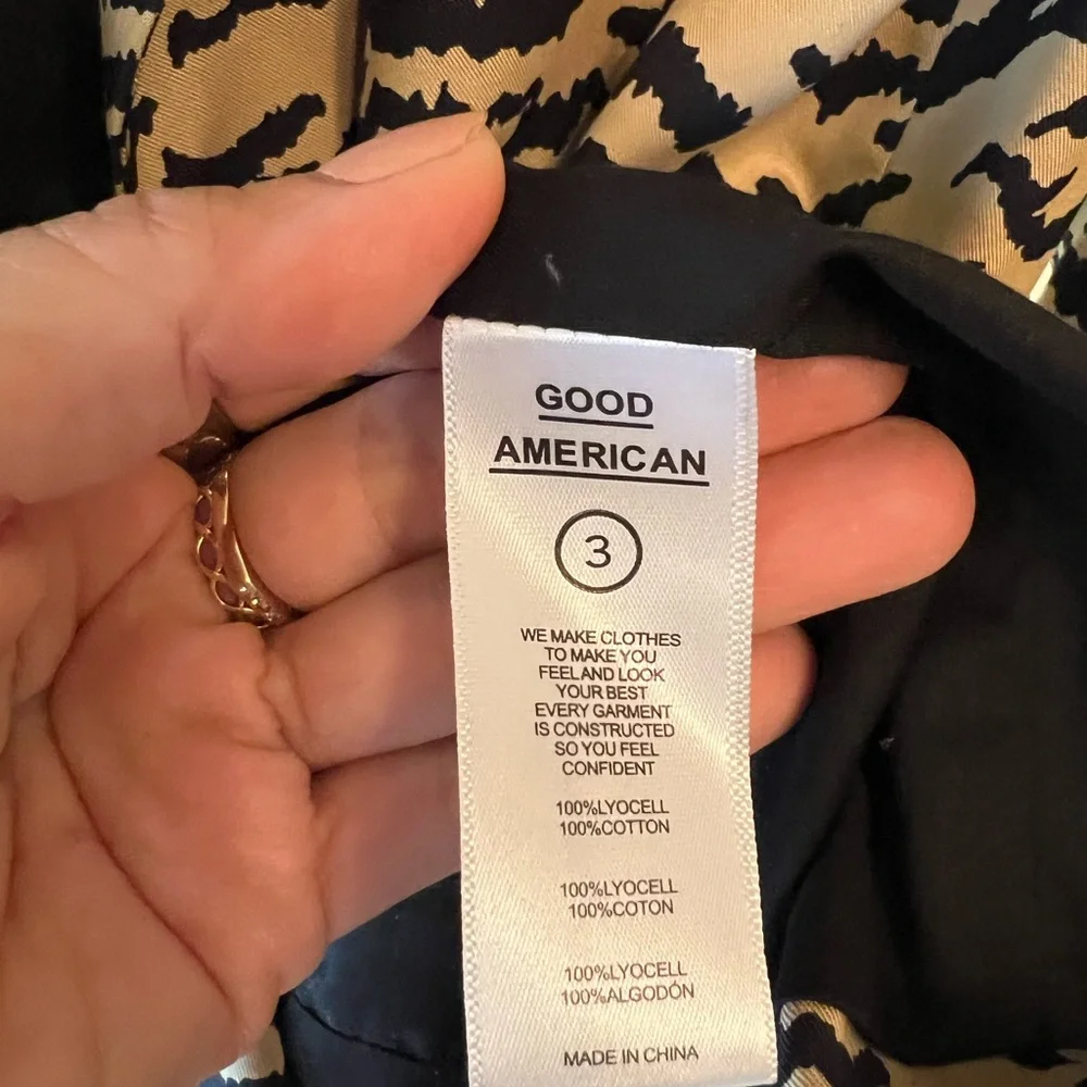 GOOD AMERICAN | Animal Print Oversized Jacket - Picture 7 of 9